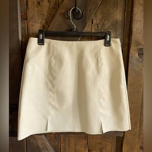 NWOT Francisca’s Alya Faux Leather Skirt